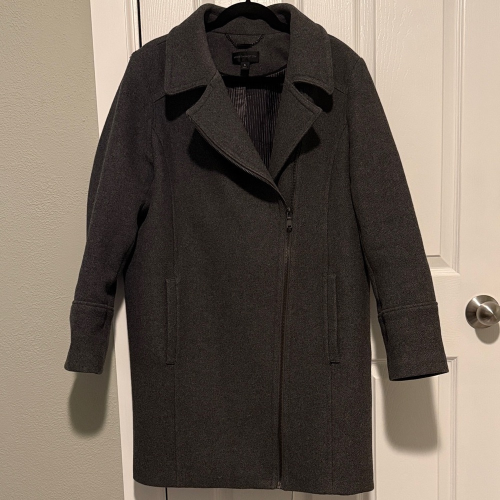 Women's Gray Wool Coat